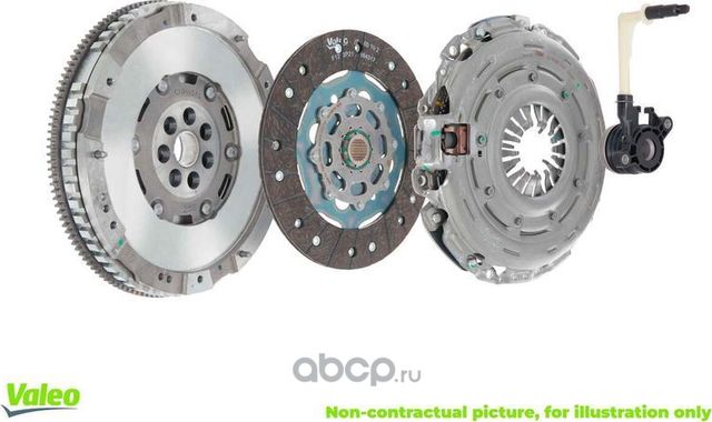 4-х компонентный комплект сцепления (Valeo). Артикул 837394