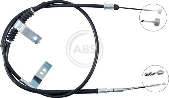 Трос ручника (тросик ручного тормоза) ABS задний левый для Chevrolet Evanda 2005-2006. Артикул K14065