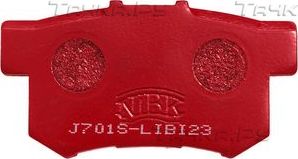 Тормозные колодки NiBK задние для Suzuki Swift III 2006-2011. Артикул PN8397S