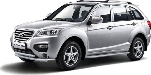 Защита порогов PT Group с алюм. площадкой d51 ИСКРА (ППК) для Lifan X60 2012-2026. Артикул LFS-12-330301.11