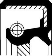 Сальник коленвала Corteco (АСМ (полиакриловый каучук)) для Nissan Vanette II 1986-1995. Артикул 19020371B