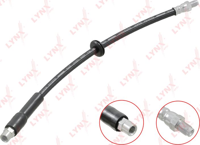 Тормозной шланг LYNXauto передний для Audi Coupe II (B3) 1988-1996. Артикул BL-3026