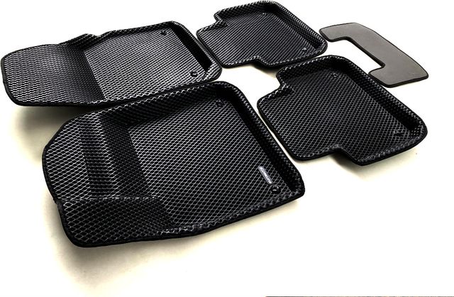 Коврики Euromat 3D EVA для салона Volkswagen Touareg III 2018-2026. Артикул EM3DEVA-004106