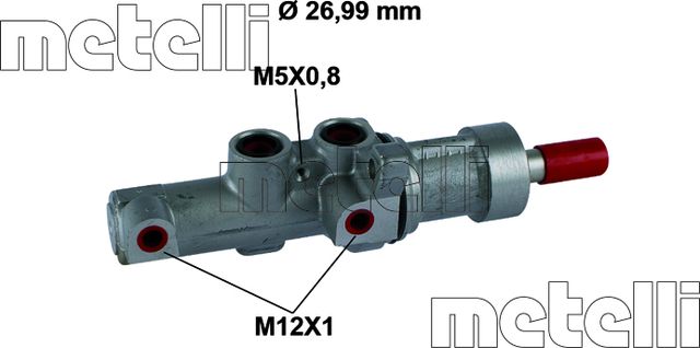 Тормозной цилиндр главный Metelli для Volkswagen Crafter I 2006-2013. Артикул 05-0867