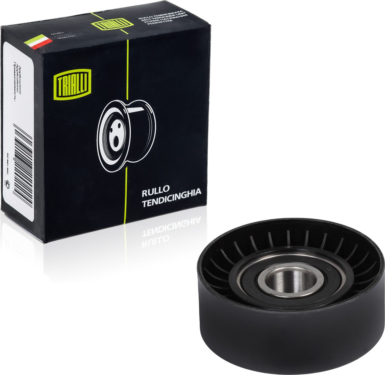 Натяжной ролик (натяжитель) приводного клинового зубчатого ремня Trialli. Артикул CM 5262