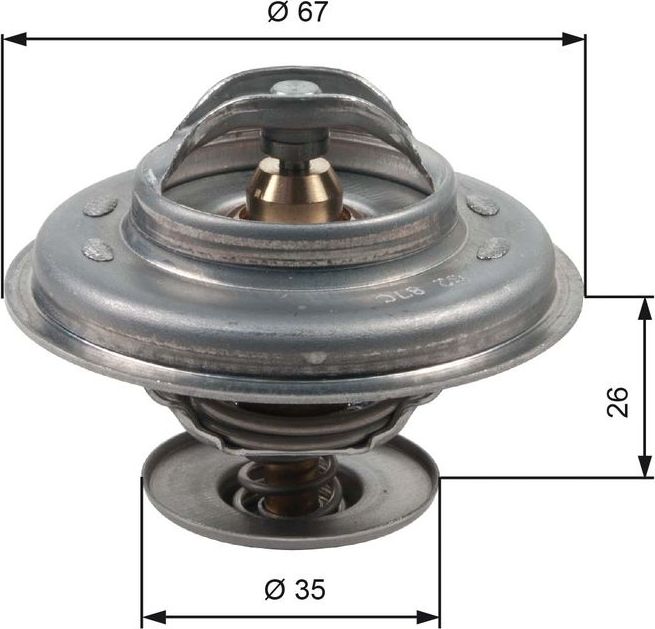 Термостат Gates. Артикул TH11687G1