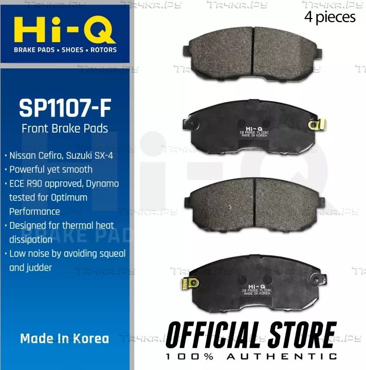 Тормозные колодки Sangsin Hi-Q передние для Renault Latitude I 2011-2015. Артикул SP1107-F