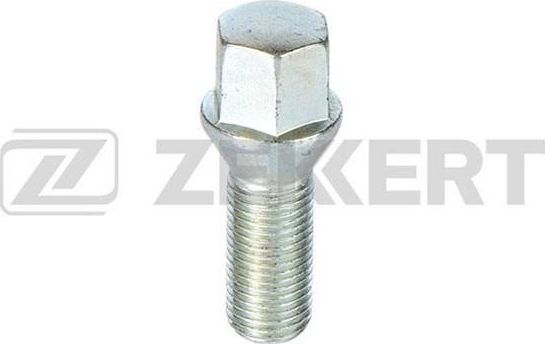 Болт колесный  конус  M14 x 1 5  длина резьбы 30  ключ 17  Цинк Zekkert. Артикул BE-4036