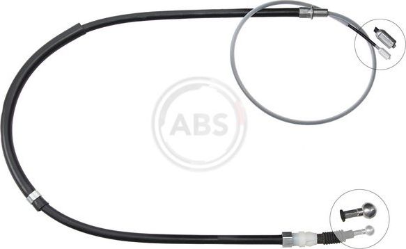 Трос ручника (тросик ручного тормоза) ABS задний левый для Audi TT II (8J) 2006-2014. Артикул K18896
