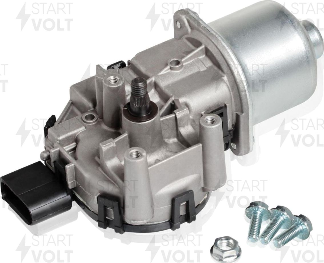 Мотор стеклоочистителя (моторчик дворников) StartVOLT передний для Mazda 3 II (BL) 2008-2014. Артикул VWF 0328