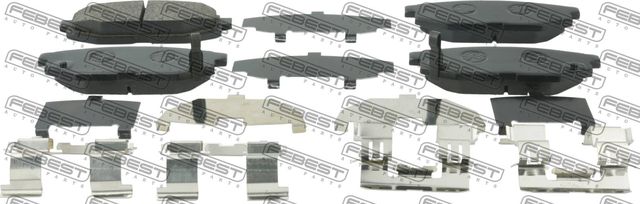 Тормозные колодки Febest. Артикул 0801-G12R