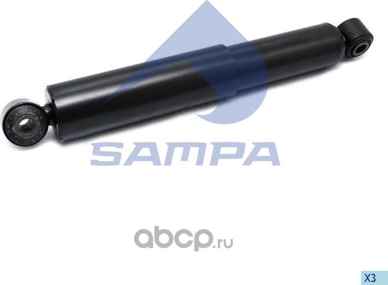Амортизатор DAF задний (420/665 20x62 20x50 O/O) SAMPA. Артикул 05120601