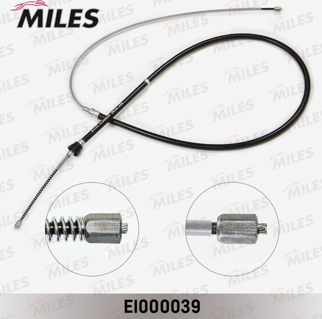 Трос ручника (тросик ручного тормоза) Miles. Артикул EI000039