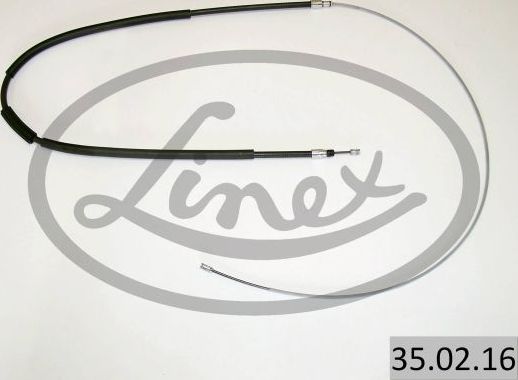 Трос ручника (тросик ручного тормоза) Linex. Артикул 35.02.16