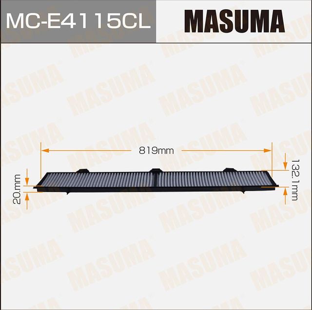 Салонный фильтр Masuma. Артикул MC-E4115CL
