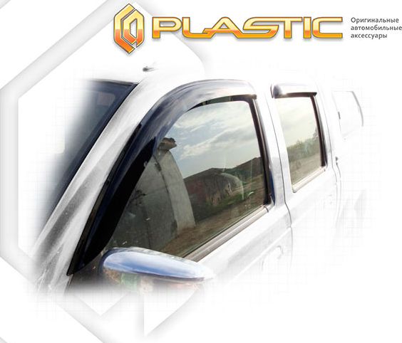 Дефлекторы СА Пластик для окон (Classic полупрозрачный) Ford Ranger  2003-2007. Артикул 2010030301716