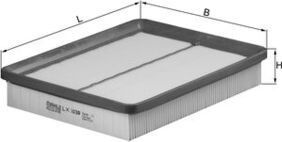 Воздушный фильтр Mahle-Knecht. Артикул LX 1039