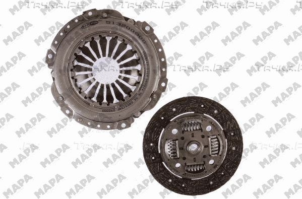 Сцепление (комплект) Mapa для Opel Astra H 2004-2014. Артикул 020200809