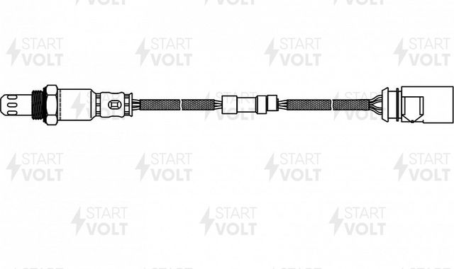 Лямбда-зонд (кислородный датчик) StartVOLT для Skoda Fabia II 2007-2014. Артикул VS-OS 2904