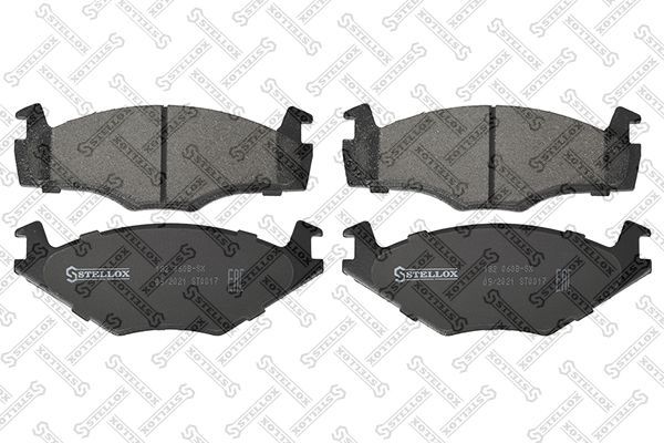 Тормозные колодки Stellox передние для Volkswagen Derby II 1981-1983. Артикул 182 060B-SX