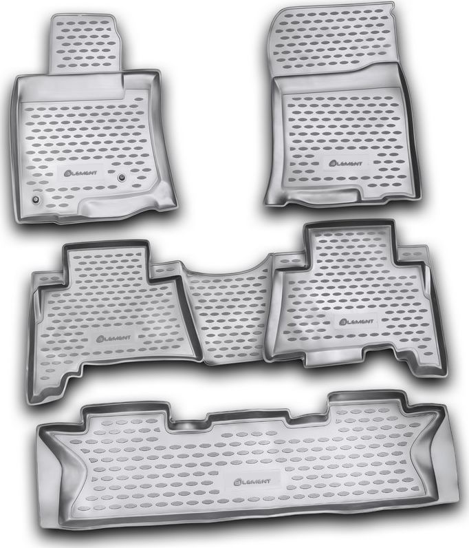 Коврики Element для салона Toyota Land Cruiser Prado 150 7-мест. 2009-2013 (3 ряда). Артикул NLC.48.27.210