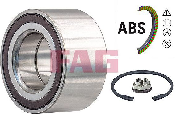 Ступичный подшипник (комплект) Fag. Артикул 713 6204 10