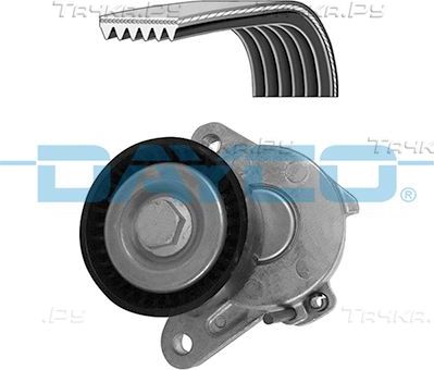 Приводной ремень поликлиновой с роликами (комплект) Dayco. Артикул KPV288