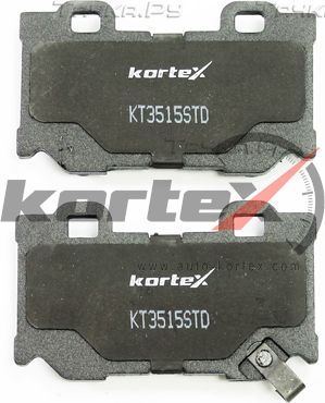 Колодки торм. задн. (Kortex). Артикул KT3515STD