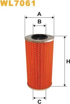 Масляный фильтр WIX Filters для PUCH G-modell W463 1996-2000. Артикул WL7061