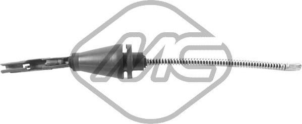 Трос ручника (тросик ручного тормоза) Metalcaucho. Артикул 81847