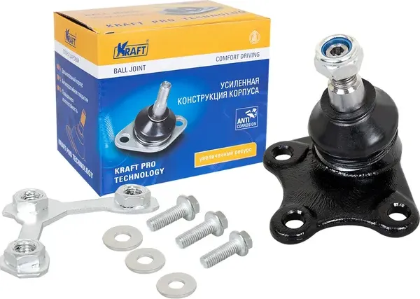 Опора шаровая VAG FABIA/A2/POLO 05 ниж. прав. (Kraft). Артикул KT053250