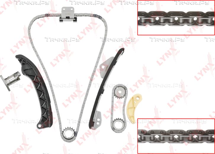 Цепь ГРМ LYNXauto для Toyota Auris I 2007-2012. Артикул TK-0042