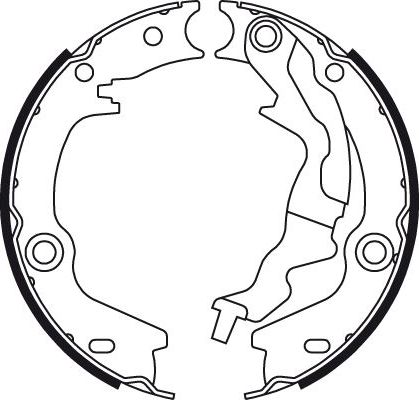 Тормозные колодки (стояночная тормозная система) TRW. Артикул GS8781