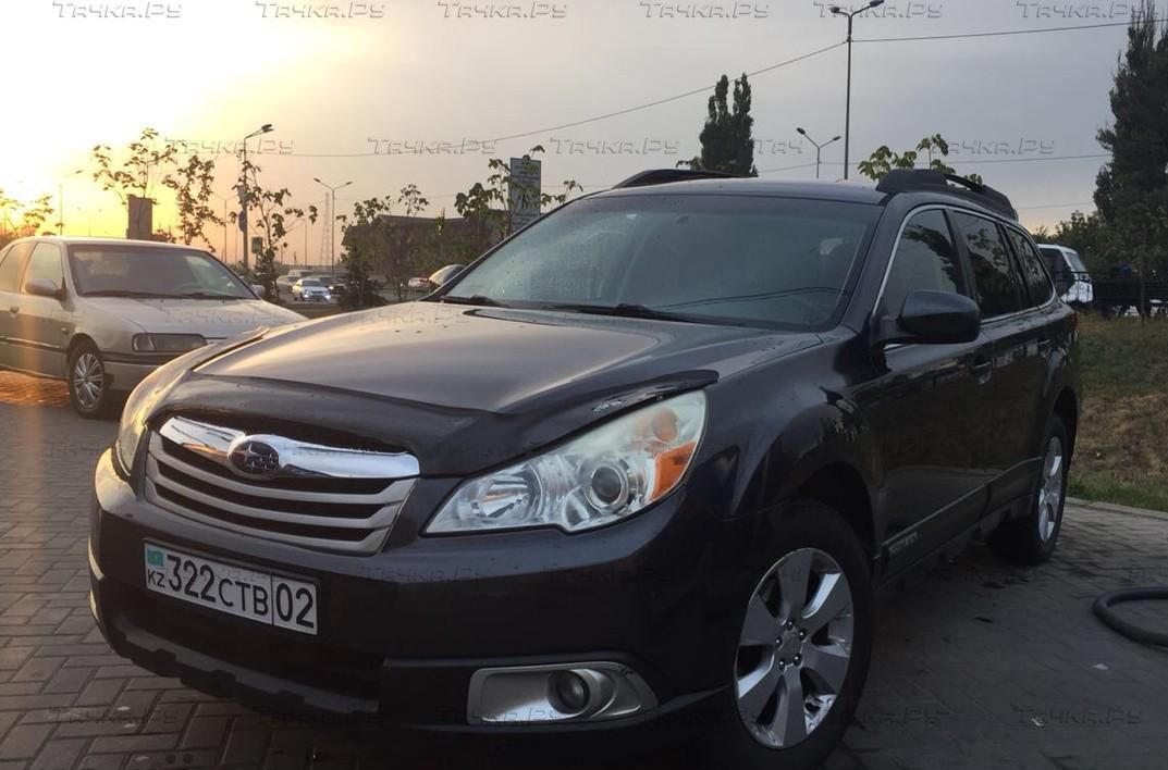 Дефлектор VT52 для капота Subaru Outback IV 2010-2014. Артикул SB12VT