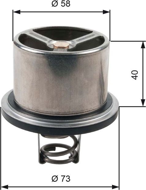 Термостат Gates для Dodge Viper I, II 1995-2002. Артикул TH07882