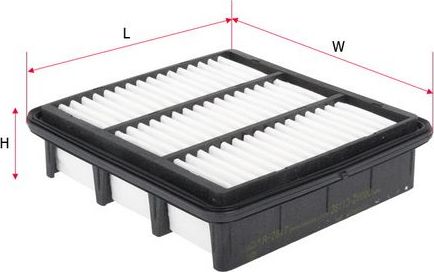 Воздушный фильтр Sakura. Артикул A-2847