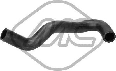 Патрубок радиатора (системы охлаждения) Metalcaucho для Nissan Micra K12 2003-2010. Артикул 07474