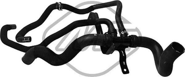 Патрубок радиатора (системы охлаждения) Metalcaucho. Артикул 97328