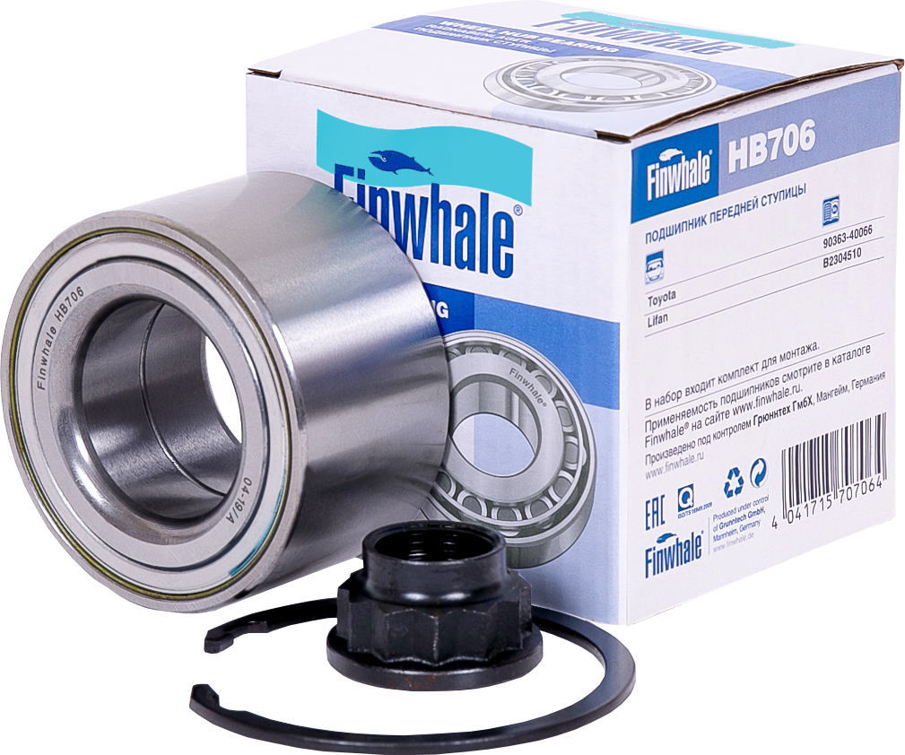 Ступичный подшипник (комплект) Finwhale. Артикул HB706