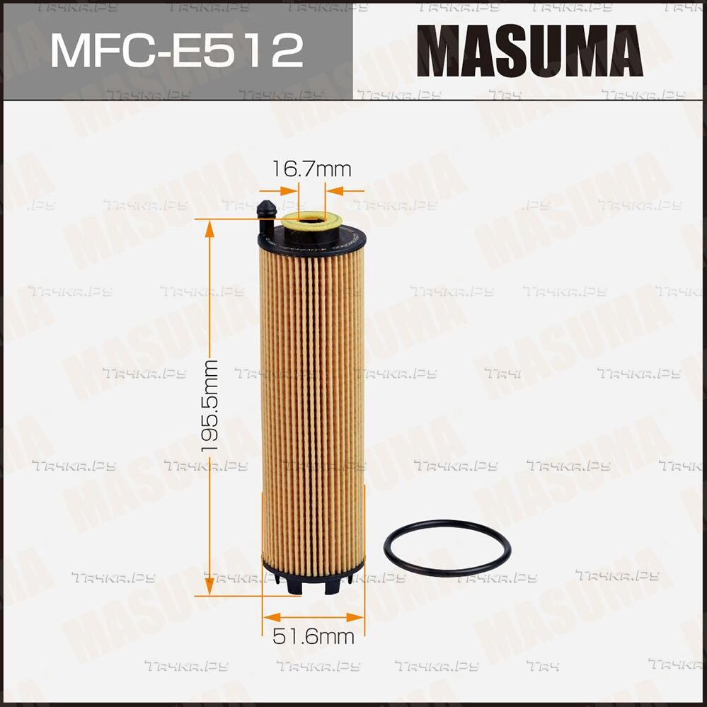 Фильтр масляный MASUMA Вставка OE0156. Артикул MFCE512