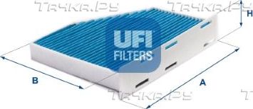 Салонный фильтр UFI для SEAT Toledo III 2004-2009. Артикул 34.124.00