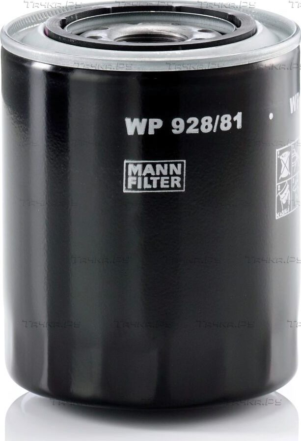 Масляный фильтр Mann-Filter для Mitsubishi L400 1996-2005. Артикул WP 928/81