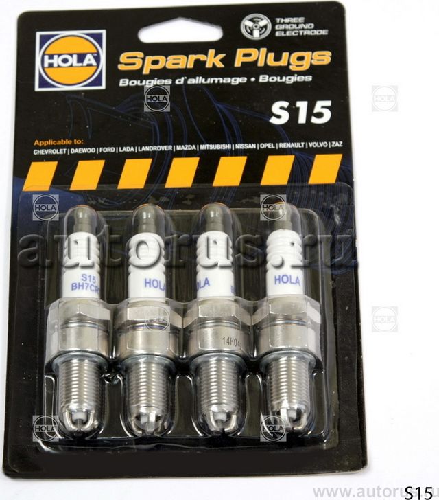 Свеча зажигания HOLA. Артикул S15