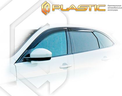 Дефлекторы СА Пластик для окон (Classic полупрозрачный) Jaguar F-Pace  2015–2024. Артикул 2010030312392