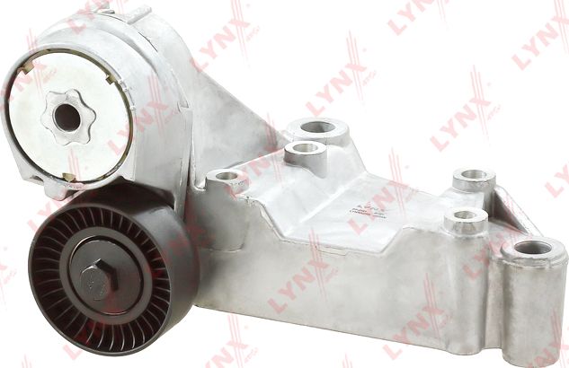 Натяжной ролик (натяжитель) приводного клинового зубчатого ремня LYNXauto. Артикул PT-3141
