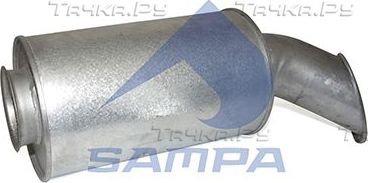 Глушитель (задняя часть) Sampa для Volvo  FH16 II 2012-2026. Артикул 031.363