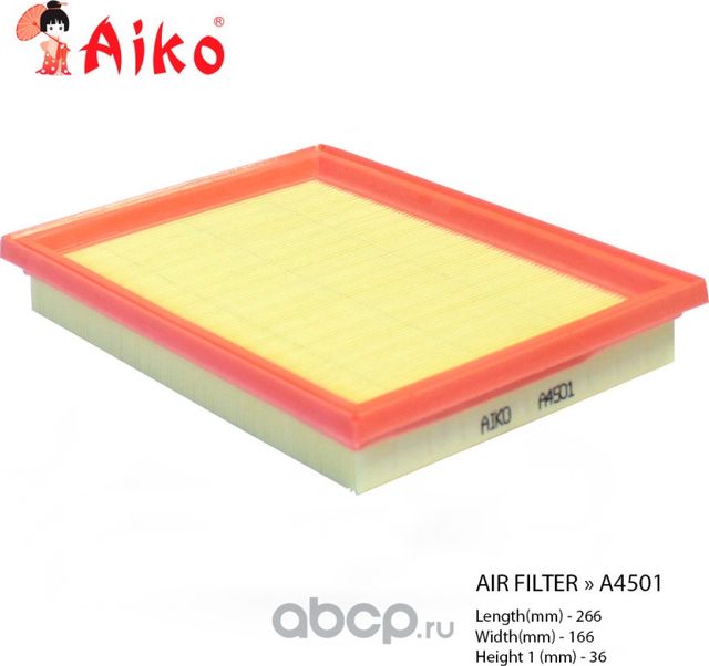 Фильтр воздушный. серия Exclusive AIKO Aiko. Артикул A4501