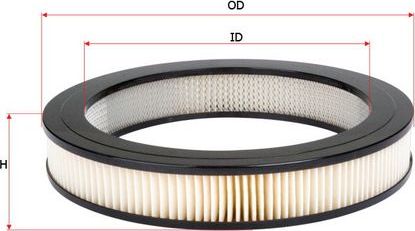 Воздушный фильтр Sakura. Артикул A-1110