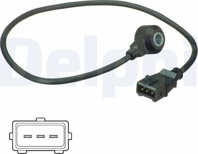 Датчик детонации Delphi задний правый/левый для Audi A6 II (C5) 1997-2005. Артикул AS10186
