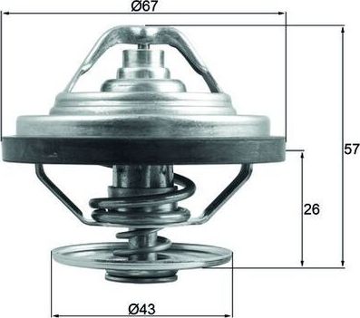 Термостат Mahle Behr для MAN NL 2006-2026. Артикул TX 158 79